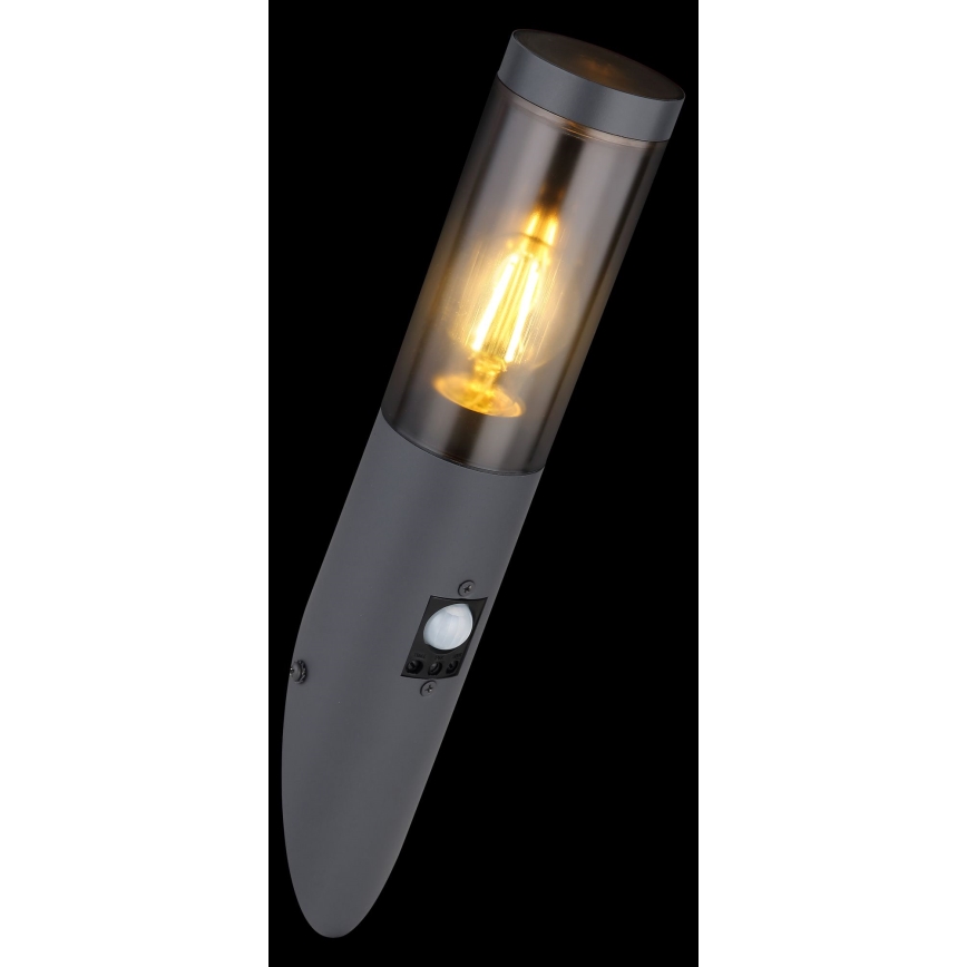 Aplică de exterior cu senzor 1xE27/15W/230V IP44 Globo