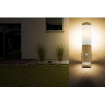 Aplică de exterior cu senzor 1xE27/15W/230V IP44 Globo