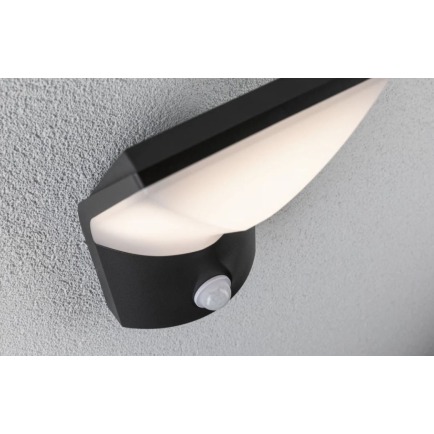 Aplică de exterior cu senzor LED/10W IP44 ADYA 230V Paulmann 94402