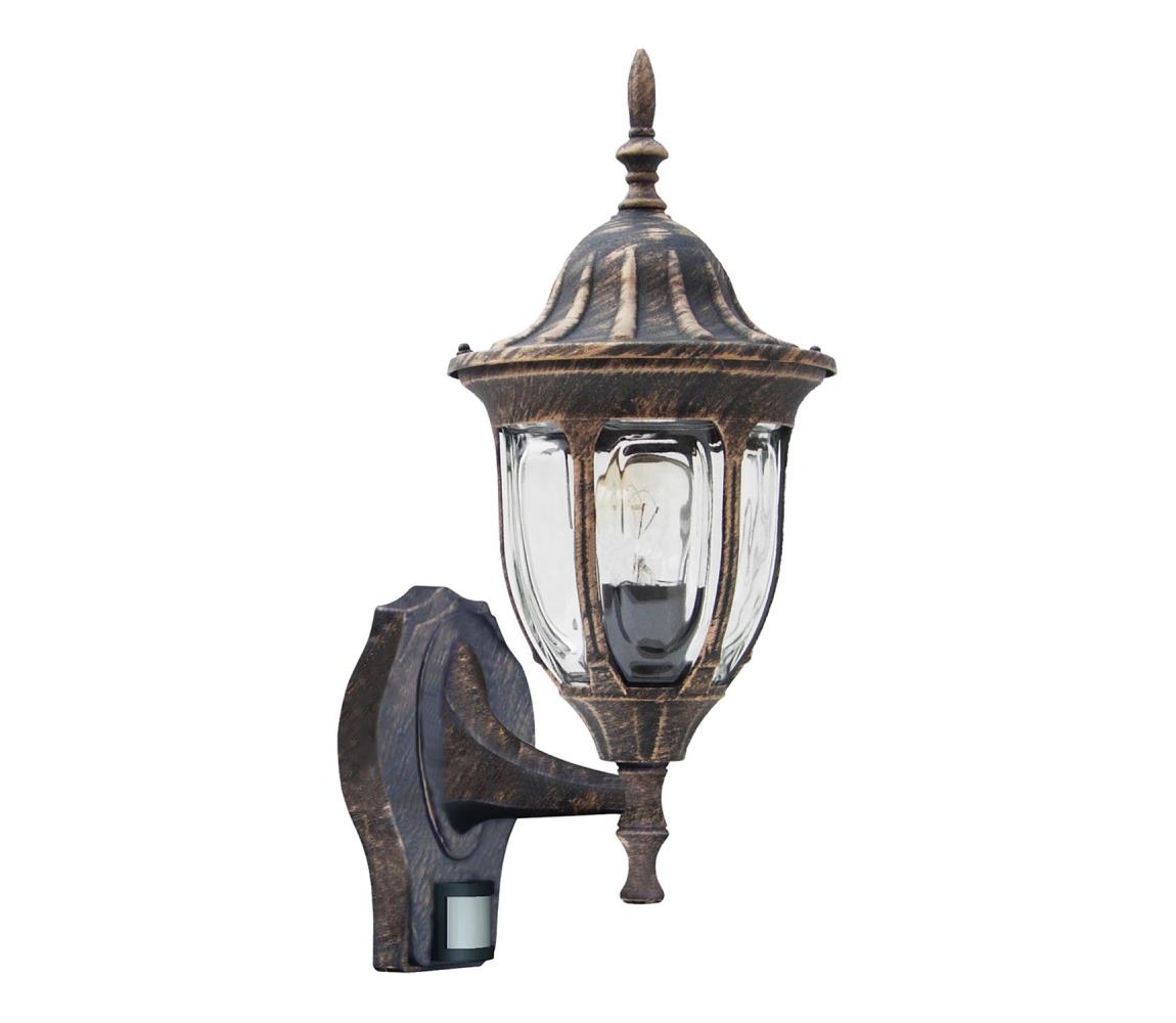 Aplică de exterior cu senzor MILANO 1×E27/60W/230V Rabalux 8370