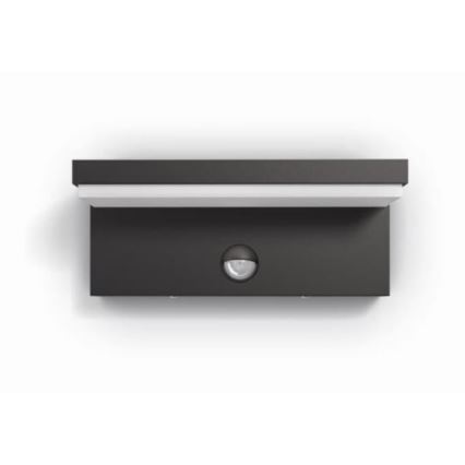Aplică de exterior cu senzor Philips BUSTAN LED/3,8W/230V 4000K IP44