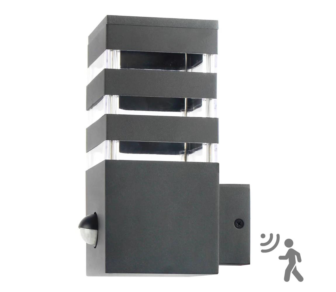 Aplică de exterior cu senzor TEKSAS 1xE27/12W/230V IP44