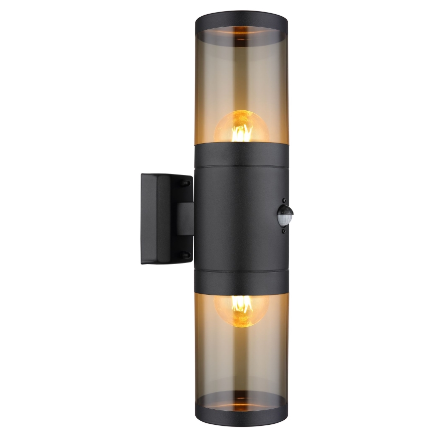 Aplică de exterior cu senzor 2xE27/40W/230V IP44