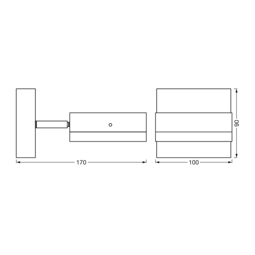 Aplică de exterior ENDURA CLASSIC 1xGX53/12W/230V IP44 Ledvance