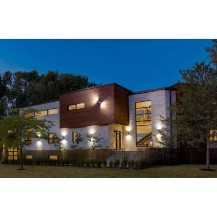 Aplică de exterior ENDURA ROTARY 2xGU10/5W/230V IP44 Ledvance