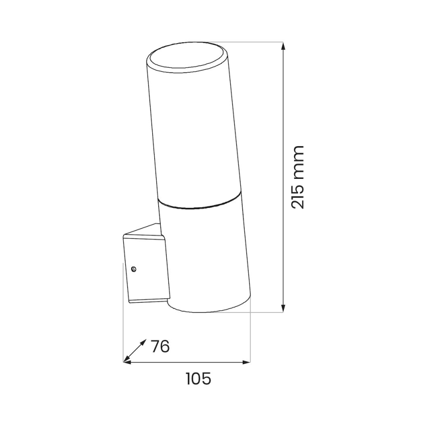 Aplică de exterior HARLEM 1xE27/60W/230V IP44 negru