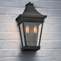 Aplică de exterior Hinkley CHAPEL HILL 2xE14/40W/230V IP44 negru
