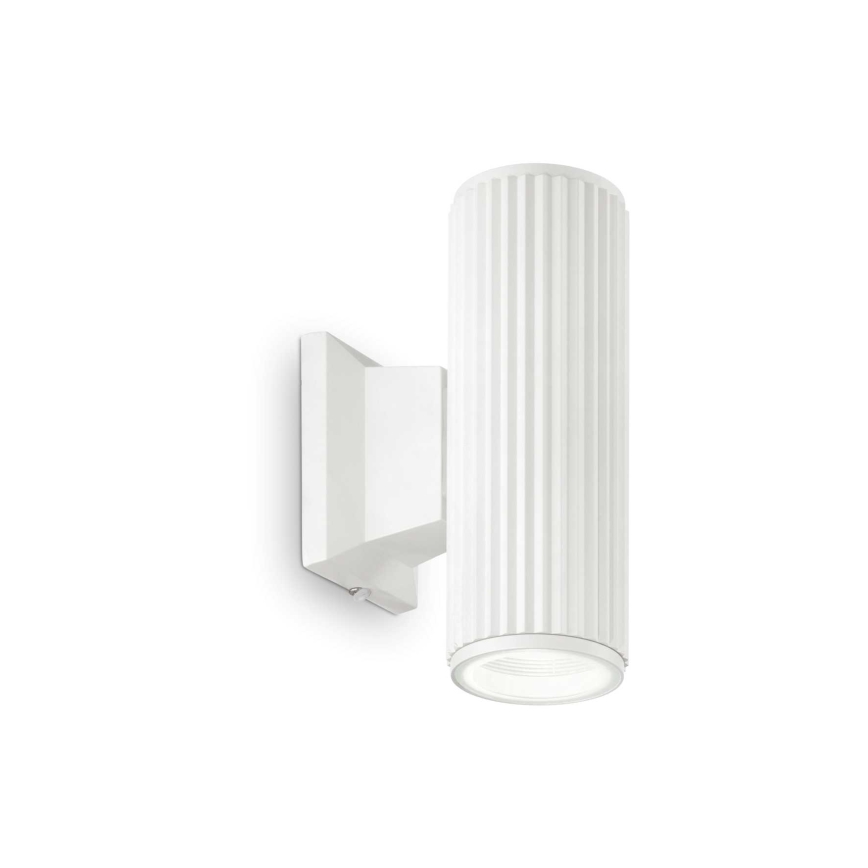 Aplică de exterior Ideal Lux BASE 2xGU10/28W/230V IP44 alb