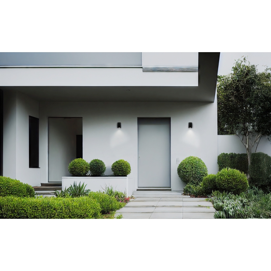 Aplică de exterior ZEVI 1xGU10/10W/230V IP54 antracit