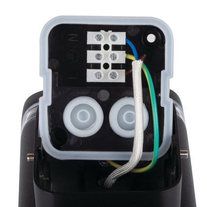 Aplică de exterior ZEVI 2xGU10/10W/230V IP54 negru