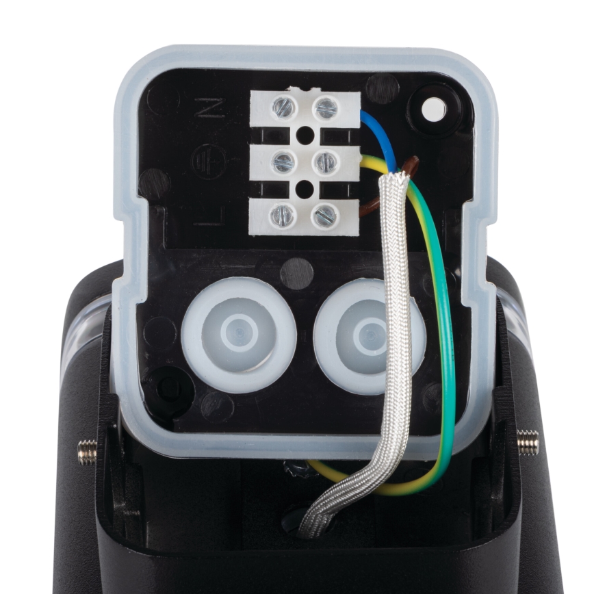 Aplică de exterior ZEVI 2xGU10/10W/230V IP54 negru