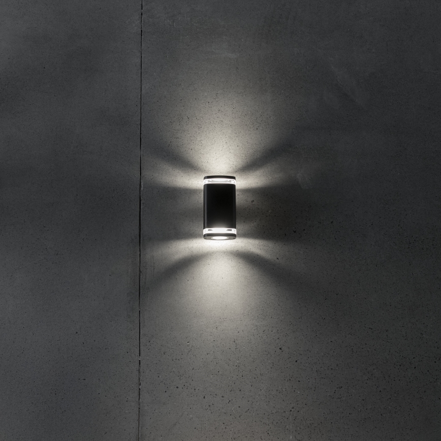 Aplică de exterior ZEVI 2xGU10/10W/230V IP54 antracit