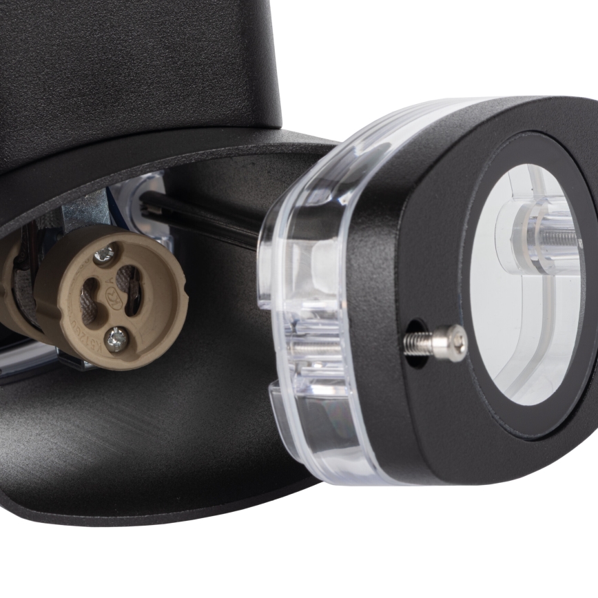 Aplică de exterior ZEVI 2xGU10/10W/230V IP54 antracit