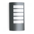 Aplică de exterior L 12 1xE27/60W/230V IP44 antracit Steinel 069155
