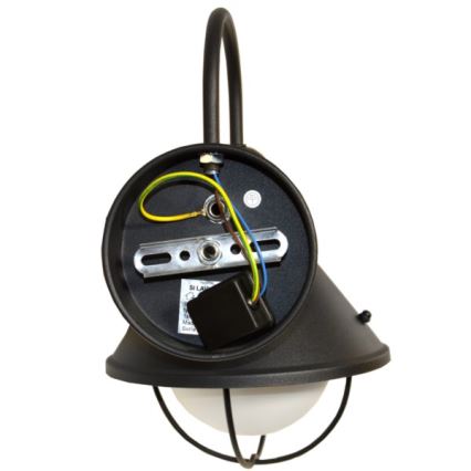 Aplică de exterior LAVINA 1xE27/60W/230V IP44 neagră