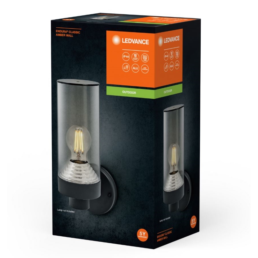 Aplică de exterior Ledvance AMBER 1xE27/20W/230V IP44
