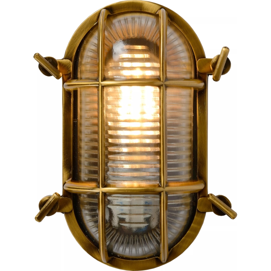 Aplică de exterior Lucide 11891/20/02 DUDLEY 1xE27/40W/230V IP65 auriu