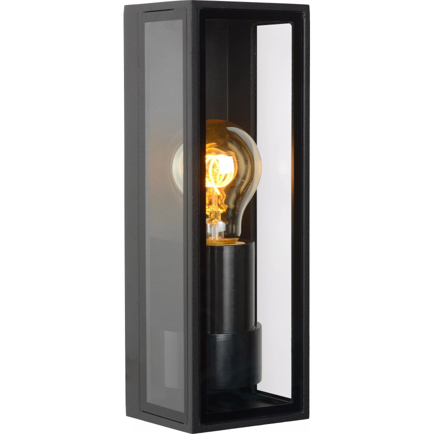 Aplică de exterior Lucide 15802/01/30 DUKAN 1xE27/15W/230V IP65 negru