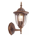 Aplică de exterior MANOEL 1xE27/15W/230V IP44 patină bronz