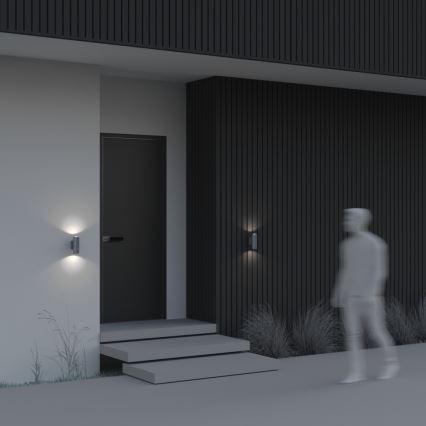 Aplică de exterior Maytoni O574WL-02GR BOWERY 2xGU10/50W/230V IP54 antracit