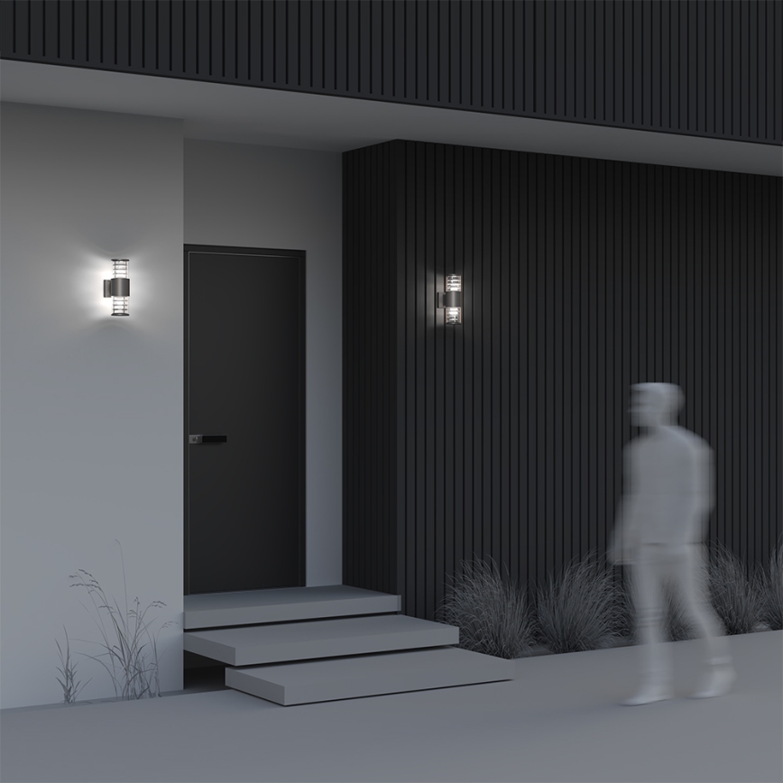 Aplică de exterior Maytoni O576WL-02GR BRONX 2xE27/60W/230V IP54 antracit