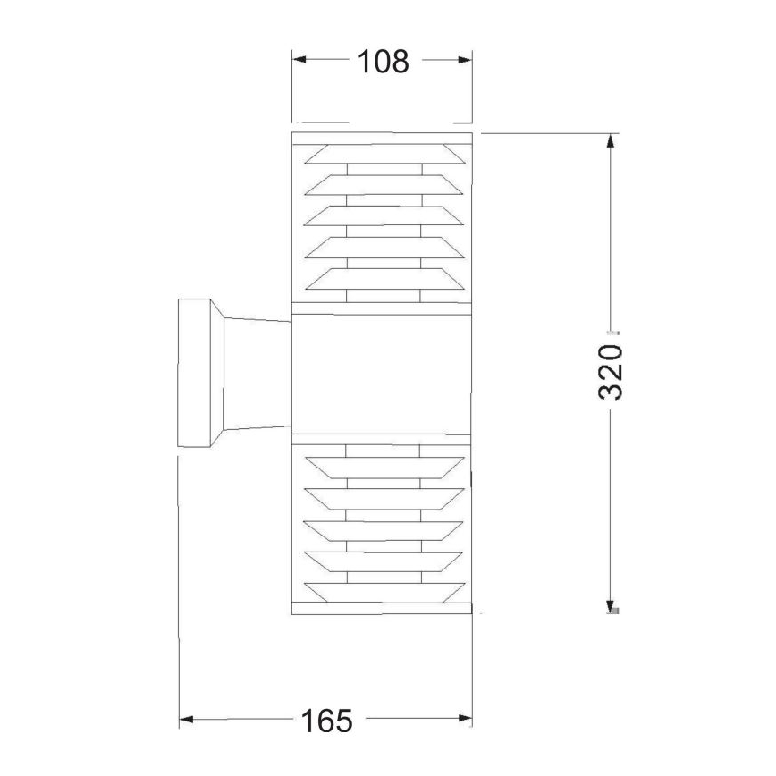 Aplică de exterior Maytoni O576WL-02GR BRONX 2xE27/60W/230V IP54 antracit