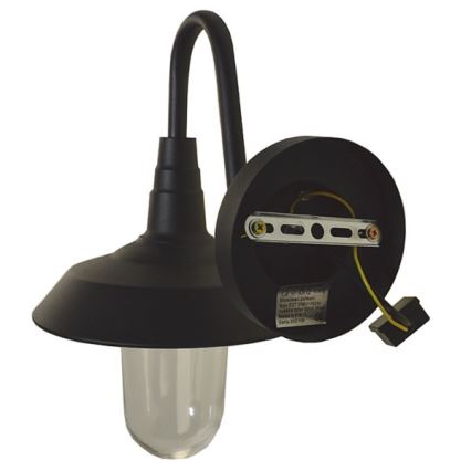 Aplică de exterior NILDA 1xE27/60W/230V IP44 negru