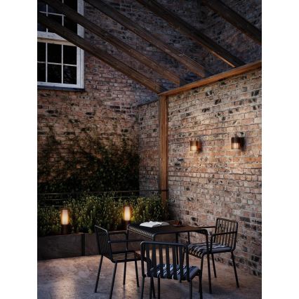Aplică de exterior Nordlux ALUDRA 1xE27/15W/230V maro