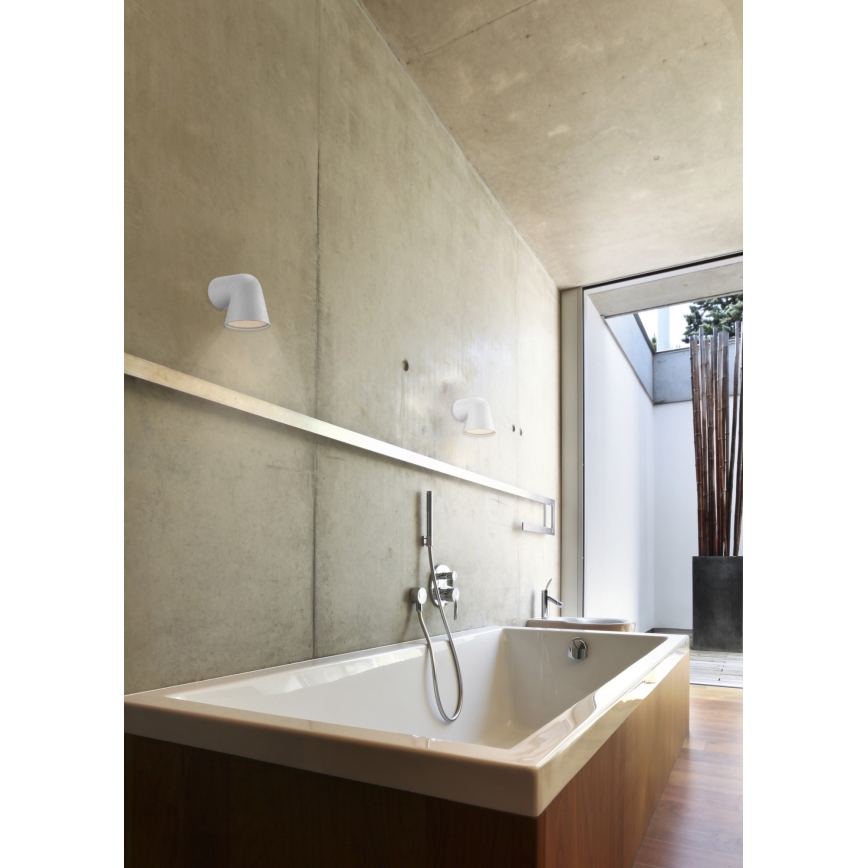 Aplică de exterior Nordlux FRONT 1xGU10/28W/230V IP44 alb