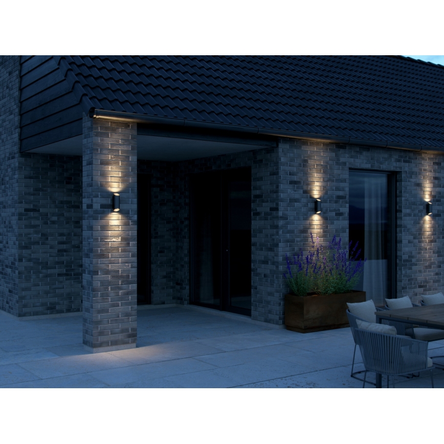 Aplică de exterior Nordlux NICO 2xGU10/35W/230V IP54 negru