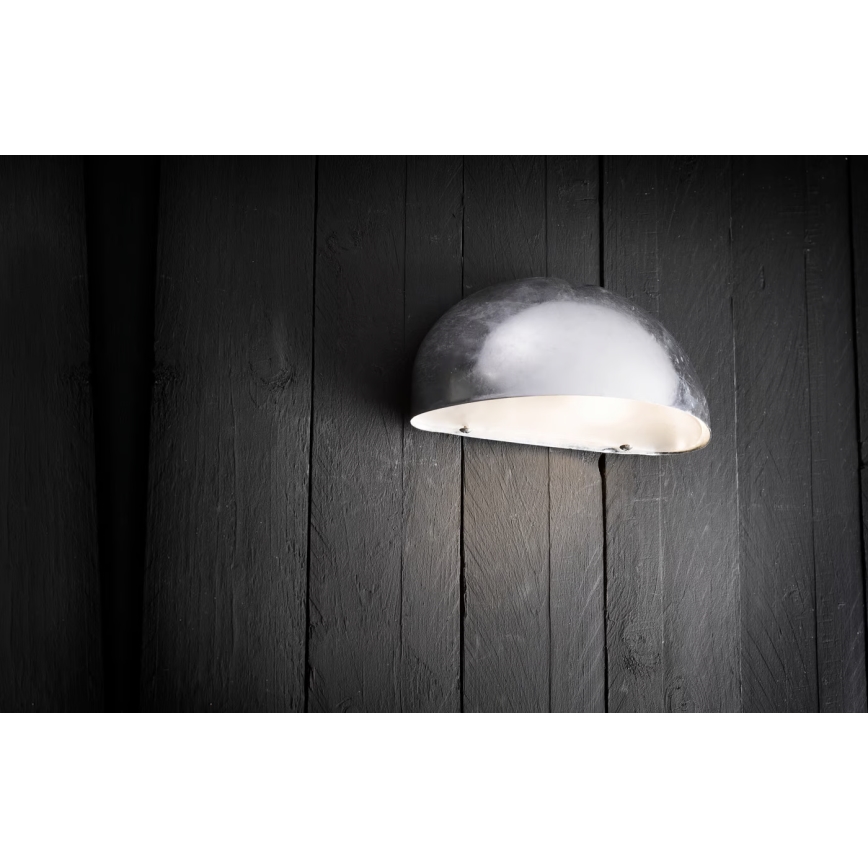 Aplică de exterior Nordlux SCORPIUS 1xE14/40W/230V IP33 argintiu