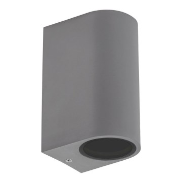 Aplică de exterior PARETE 2xGU10/6W/230V IP54 gri