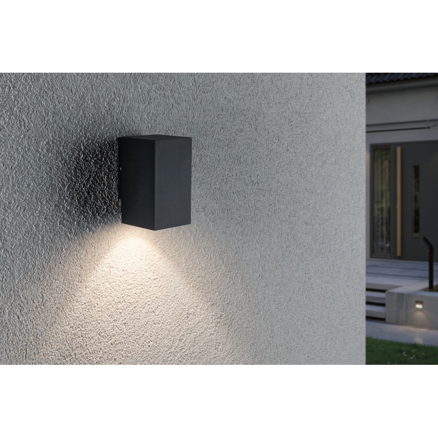 Aplică de exterior Paulmann 94327 LED/3,8W IP44 FLAME 230V antracit