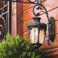 Aplică de exterior PHILADELPHIA 1xE27/100W/230V IP44 neagră Elstead
