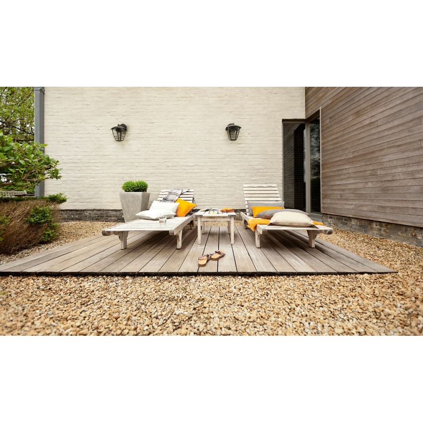 Philips 15381/30/16 - Corp de iluminat perete exterior MYGARDEN CREEK 1xE27/60W/230V