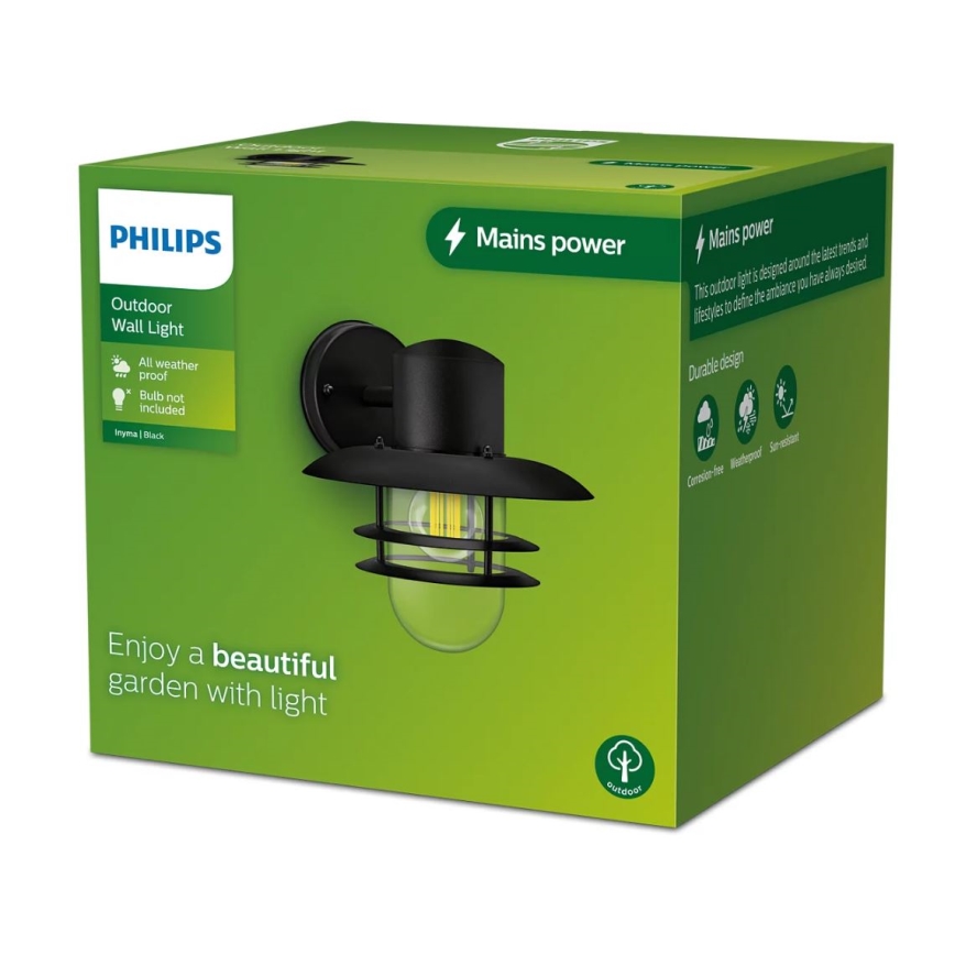 Aplică de exterior Philips INYMA 1xE27/25W/230V IP44