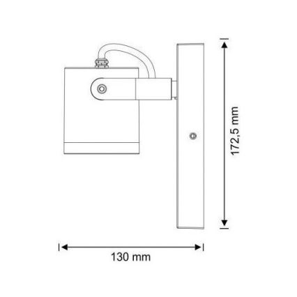 Aplică de exterior PINO 1xGU10/10W/230V IP44