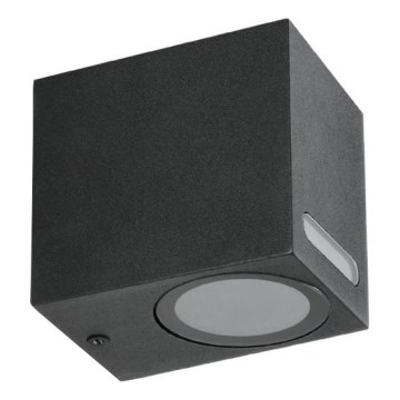 Aplică de exterior QUERK 1xGU10/35W/230V IP54 8 cm negru