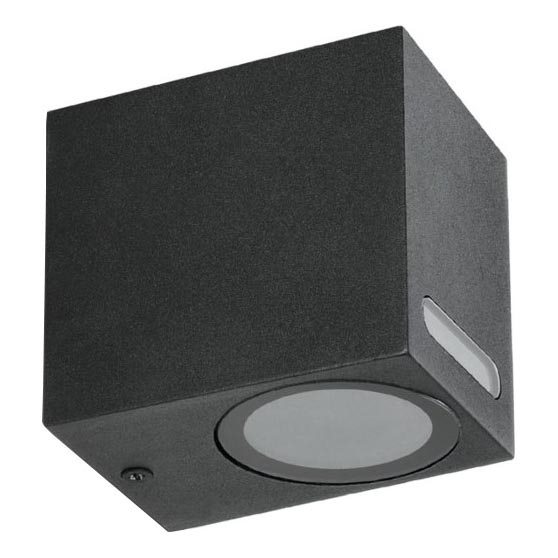 Aplică de exterior QUERK 1xGU10/35W/230V IP54 8 cm negru