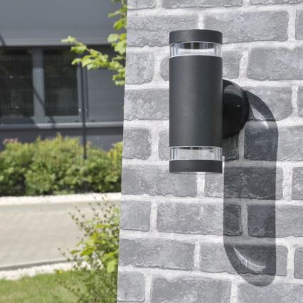 Aplică de exterior RINO 2xGU10/12W/230V IP54 negru