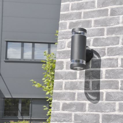 Aplică de exterior RINO 2xGU10/12W/230V IP54 negru