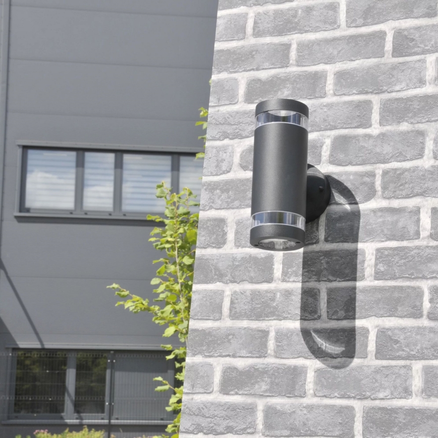 Aplică de exterior RINO 2xGU10/12W/230V IP54 negru