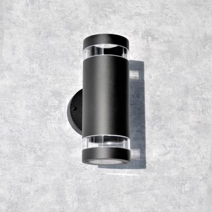Aplică de exterior RINO 2xGU10/12W/230V IP54 negru