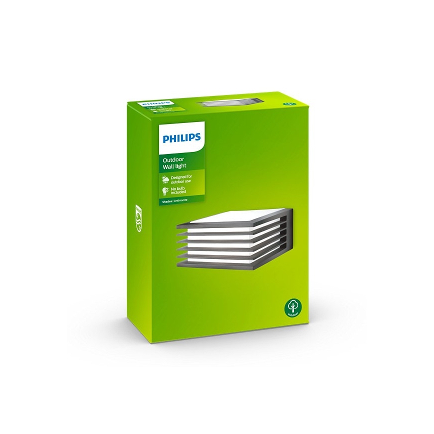 Aplică de exterior 1xE27/15W/230V IP44 antracit Philips