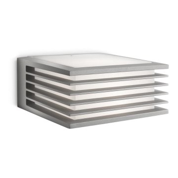 Aplică de exterior SHADES 1xE27/15W/230V IP44 gri Philips