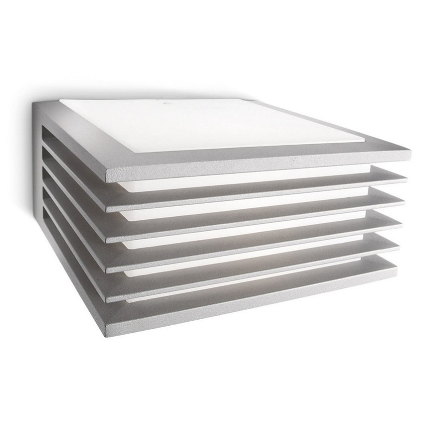 Aplică de exterior SHADES 1xE27/15W/230V IP44 gri Philips