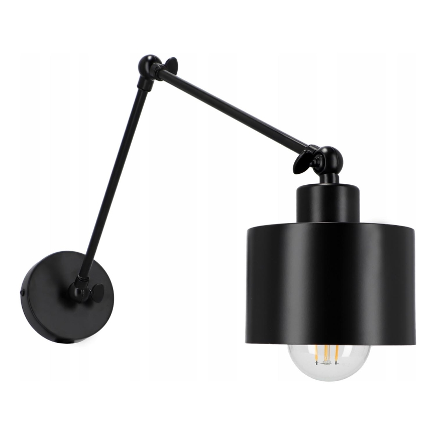 Aplica de perete 1xE27/20W/230V neagră