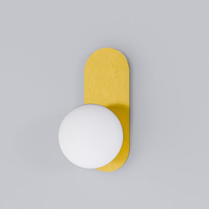 Aplica de perete 1xE27/40W/230V auriu/alb