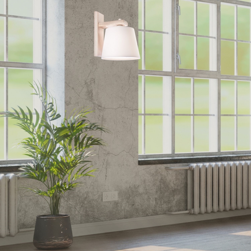 Aplica de perete 1xE27/60W/230V stejar