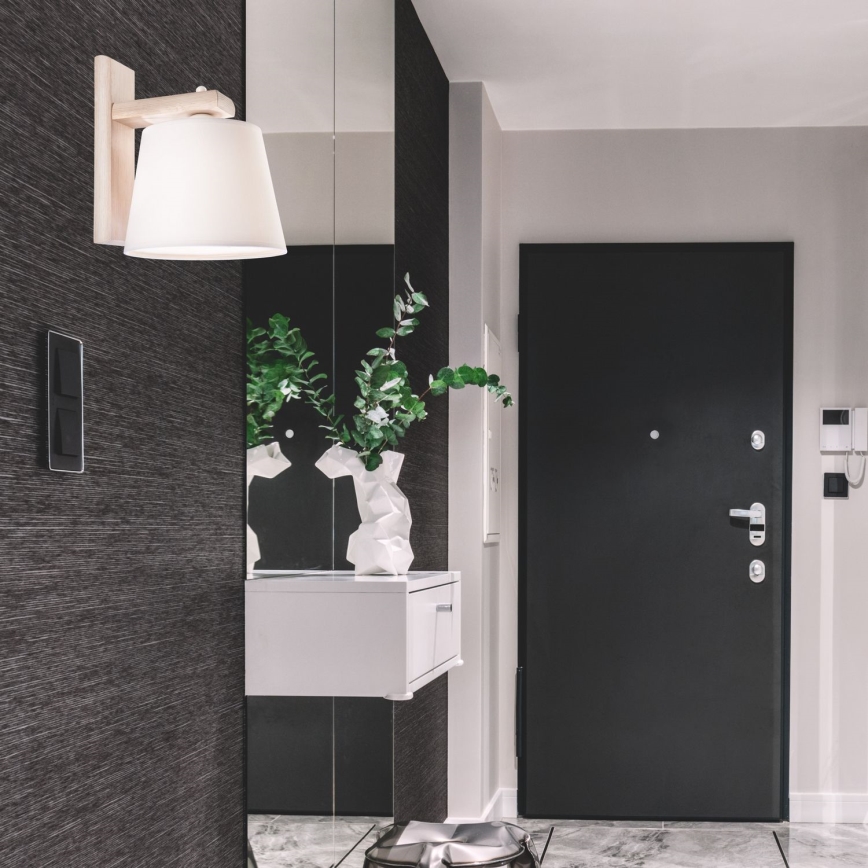 Aplica de perete 1xE27/60W/230V stejar